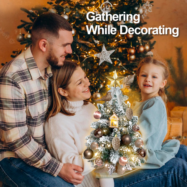 55cm Plush Christmas Tree With LED Light No Shipments On Weekends, No Temu Sales Allowed - Image 8