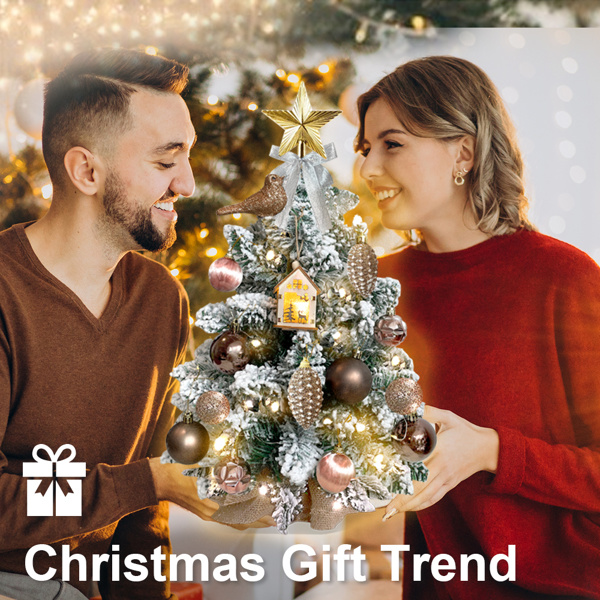 55cm Plush Christmas Tree With LED Light No Shipments On Weekends, No Temu Sales Allowed - Image 2