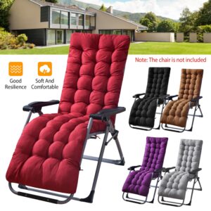 67x22in OR 71x22in Size Options Chaise Lounger Cushion Recliner Rocking Chair Sofa Mat Deck Chair Cushion