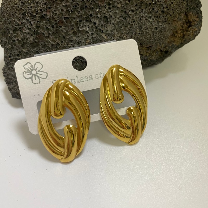 Minimalist Stainless Steel Jewelry Earrings - Image 9