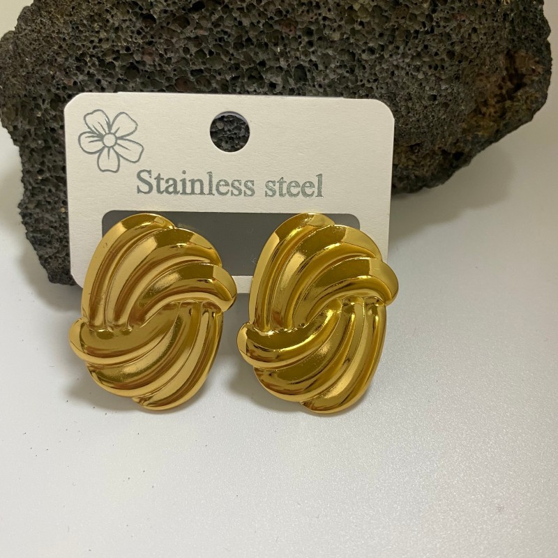 Minimalist Stainless Steel Jewelry Earrings - Image 8